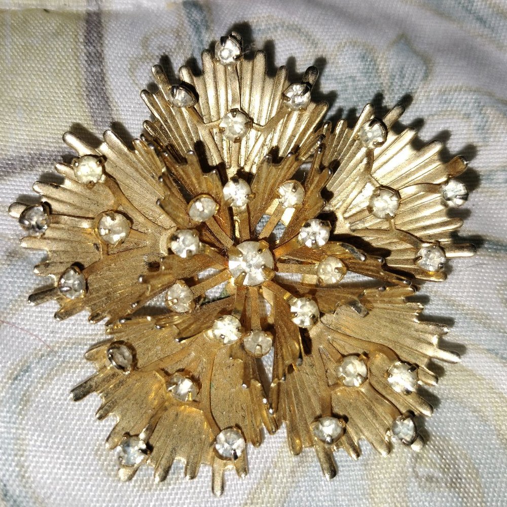 Vintage 1959 Emmons Starburst Pin Brooch